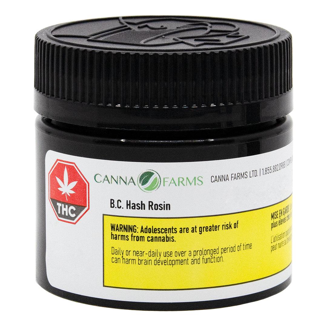 B.C. Hash Rosin - PEI Cannabis Management Corporation