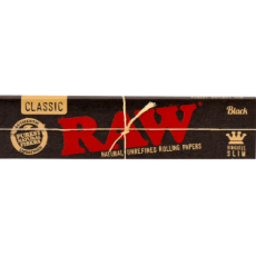 Raw Black Natural Papers 50 Pack 1 1/4