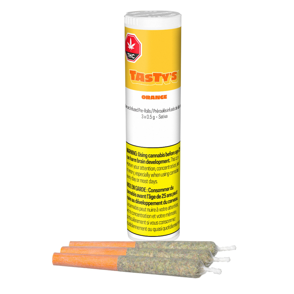 Tastys Orange Diamond Infused Pre roll