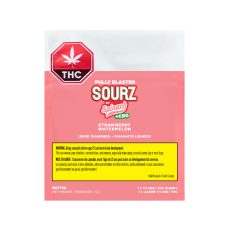 Alternative view of LEP Spinach Strawberry Watermeon 1:1 CBG + THC Fully Blasted Sourz